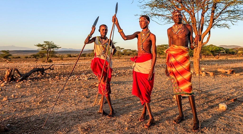 Meet members of Samburu communities like these locals when you take a tailor-made holiday with Alfred&.