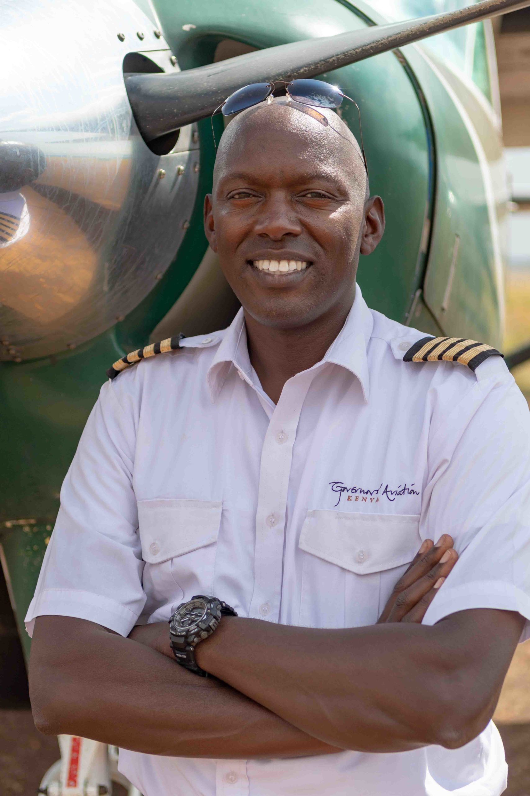 Charles Wachira, Pilot for Governors' Aviation