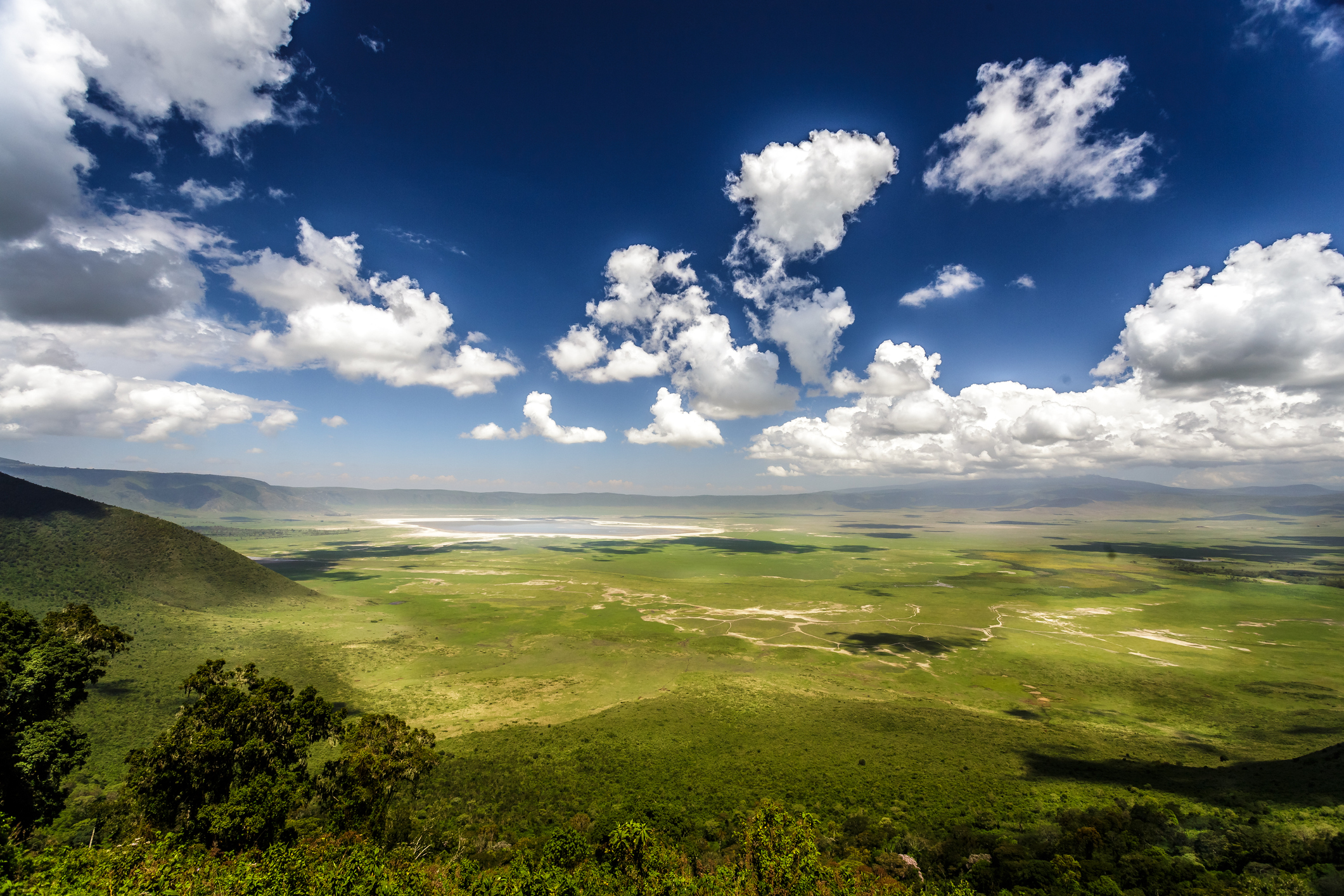 Experience extraordinary Tanzanian landscape like this intact caldera in the Ngorongoro Crater Conservation area when you take a tailor-made holiday with Alfred&.