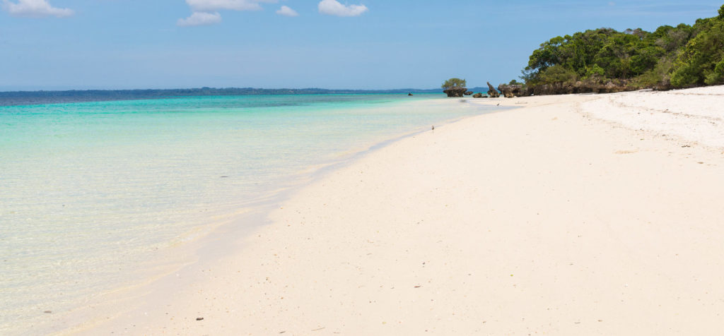 Experience remarkable Tanzania sights this white-sand beach in Zanzibar when you take a tailor-made holiday with Alfred&.