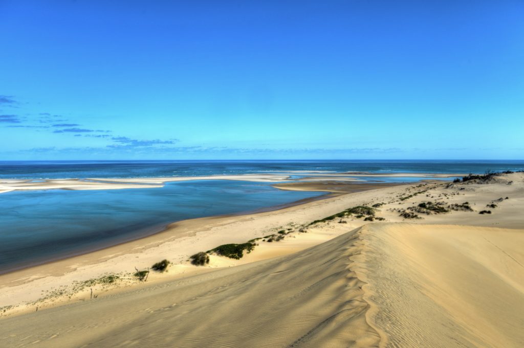 Encounter extraordinary landscape like these Bazaruto Archipelago sand dunes when you take a tailor-made holiday with Alfred&.
