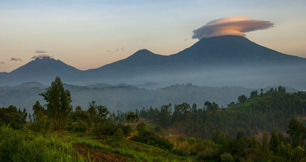 Discover remarkable Rwandan like this view of Volcanoes National Park when you take a tailor-made holiday with Alfred&.