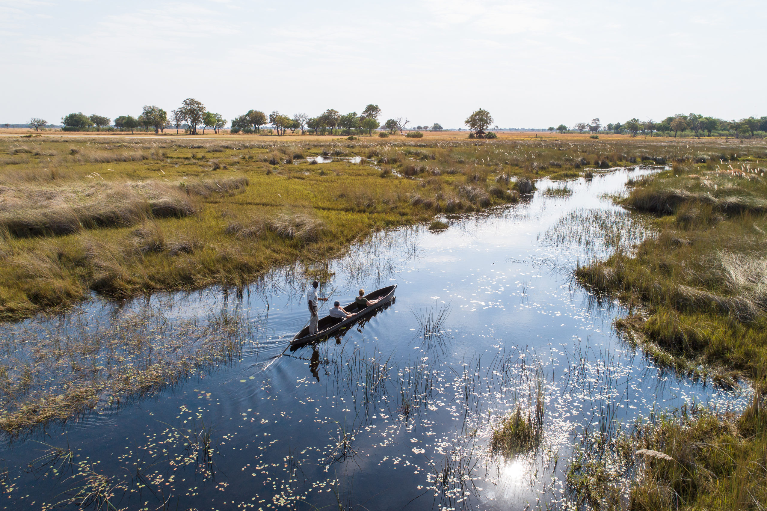 Traverse extraordinary Okavango Delta landscape like this dazzling waterway when you take a tailor-made Meet friendly locals like this Cambodian lady when you take a tailor-made holiday with Alfred& with Alfred&