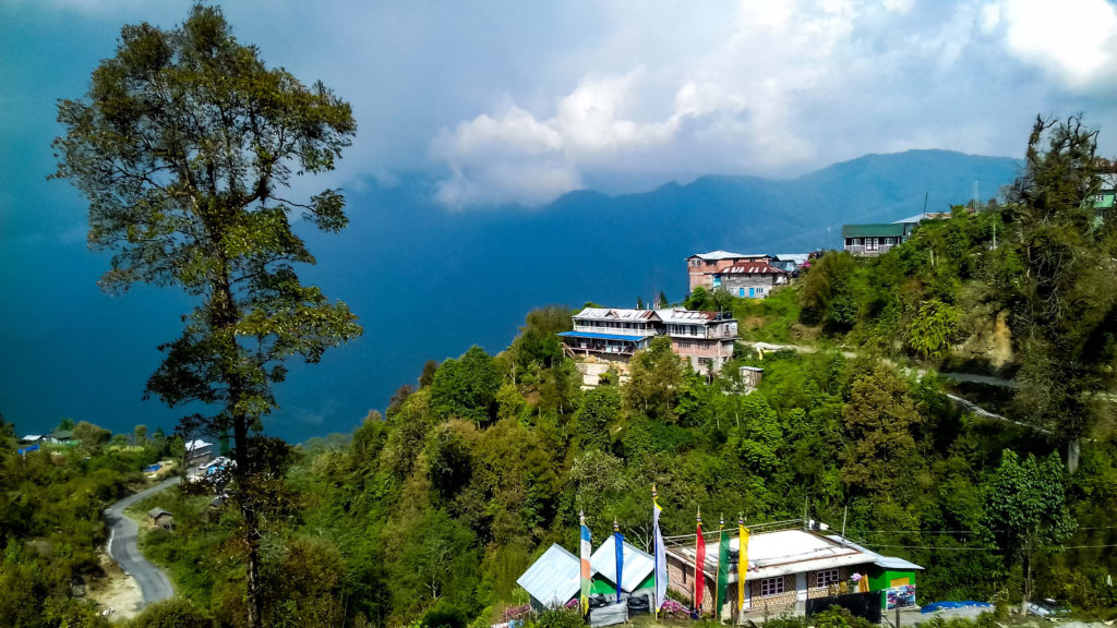Experience authentic Indian sights like this hill village in Kalimpong when you take a tailor-made holiday with Alfred&.