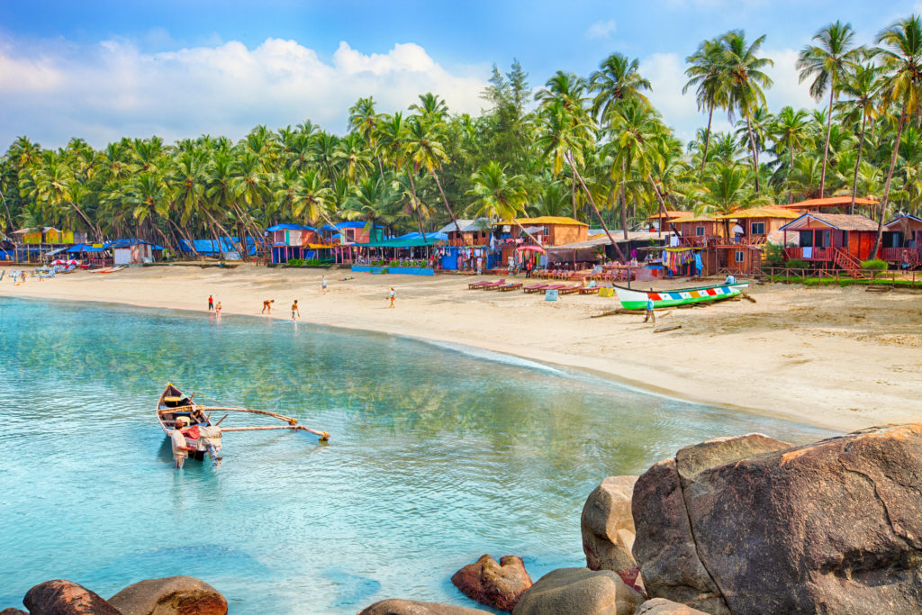 Experience laidback Indian beaches like this one in Goa when you take a tailor-made holiday with Alfred&.