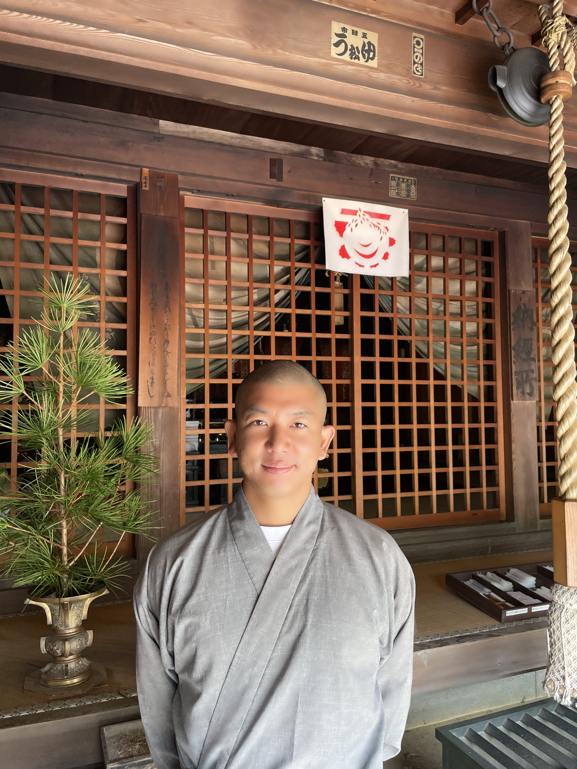 Mr Nobuhiro Tamura, guide in Koya-San