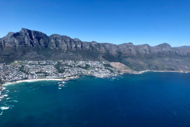 Cape Town helicopter views