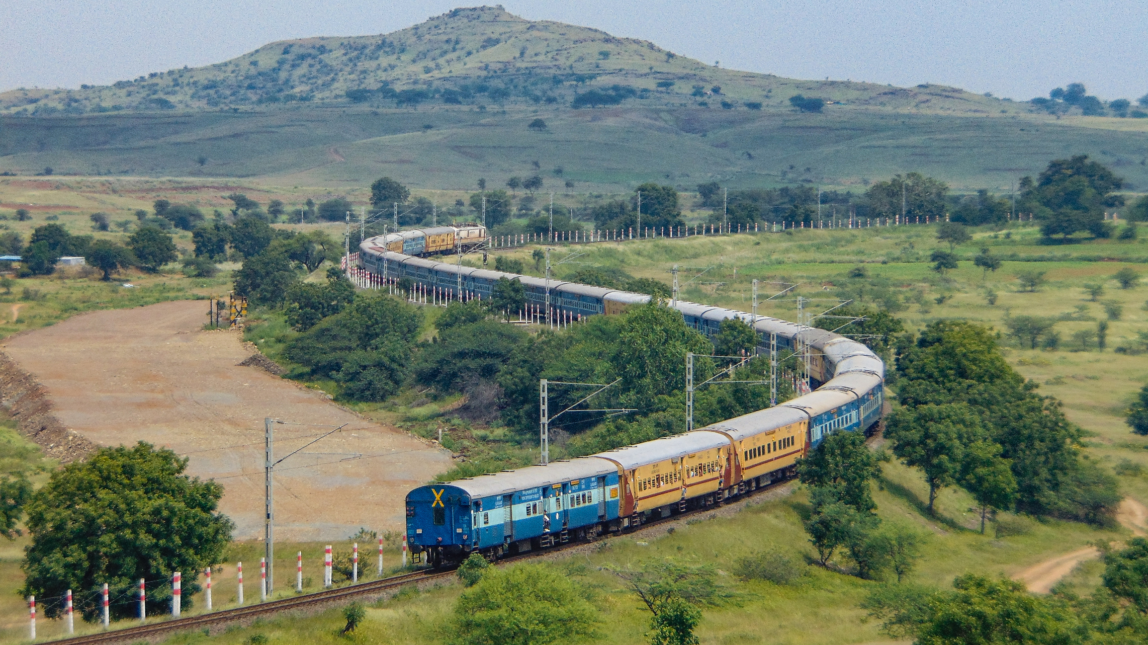 Express train in India