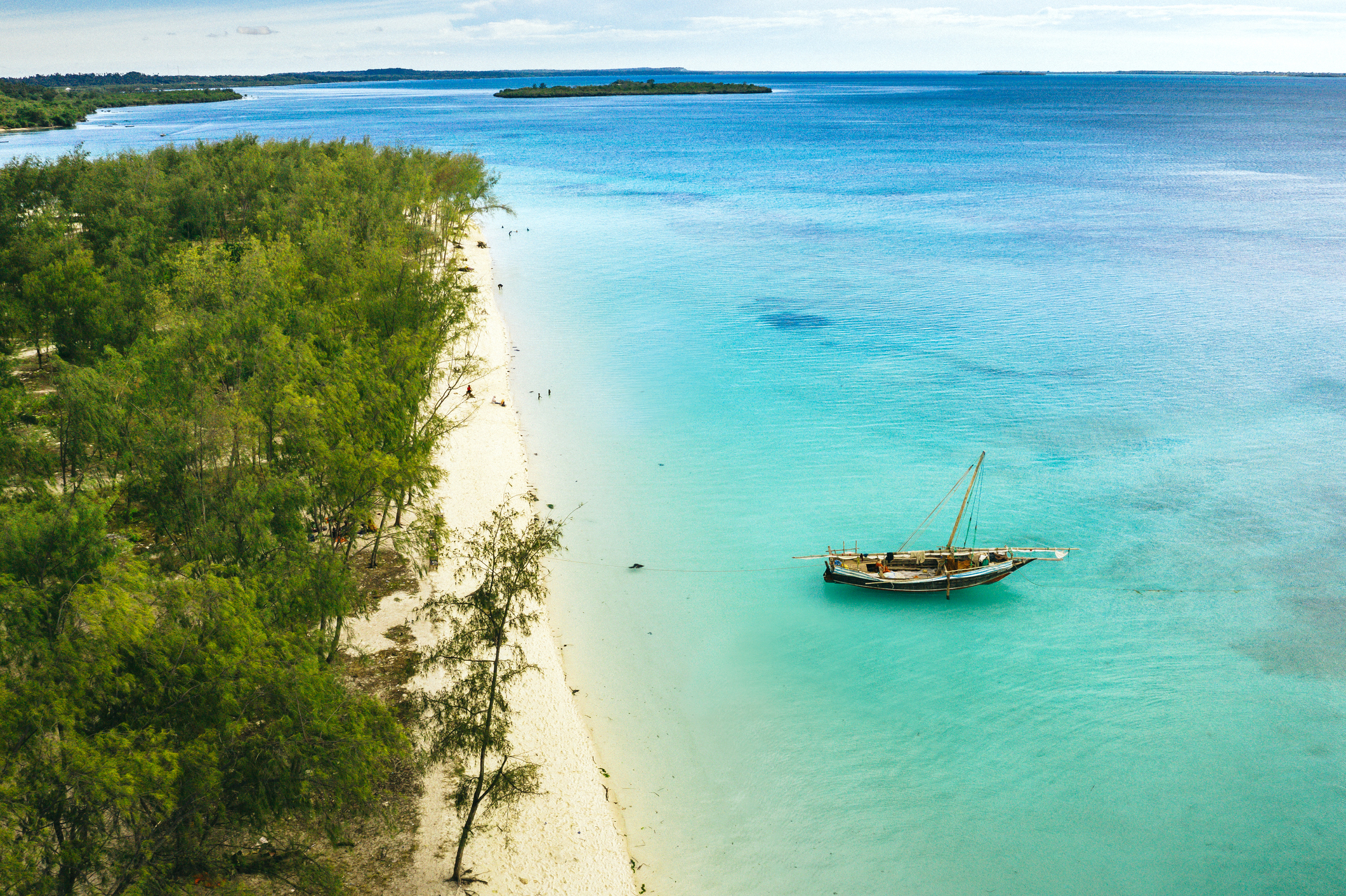 Zanzibar beach and coastline