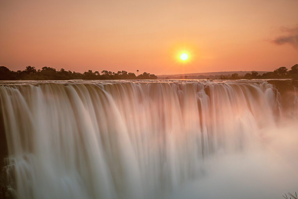 Victoria Falls sunrise