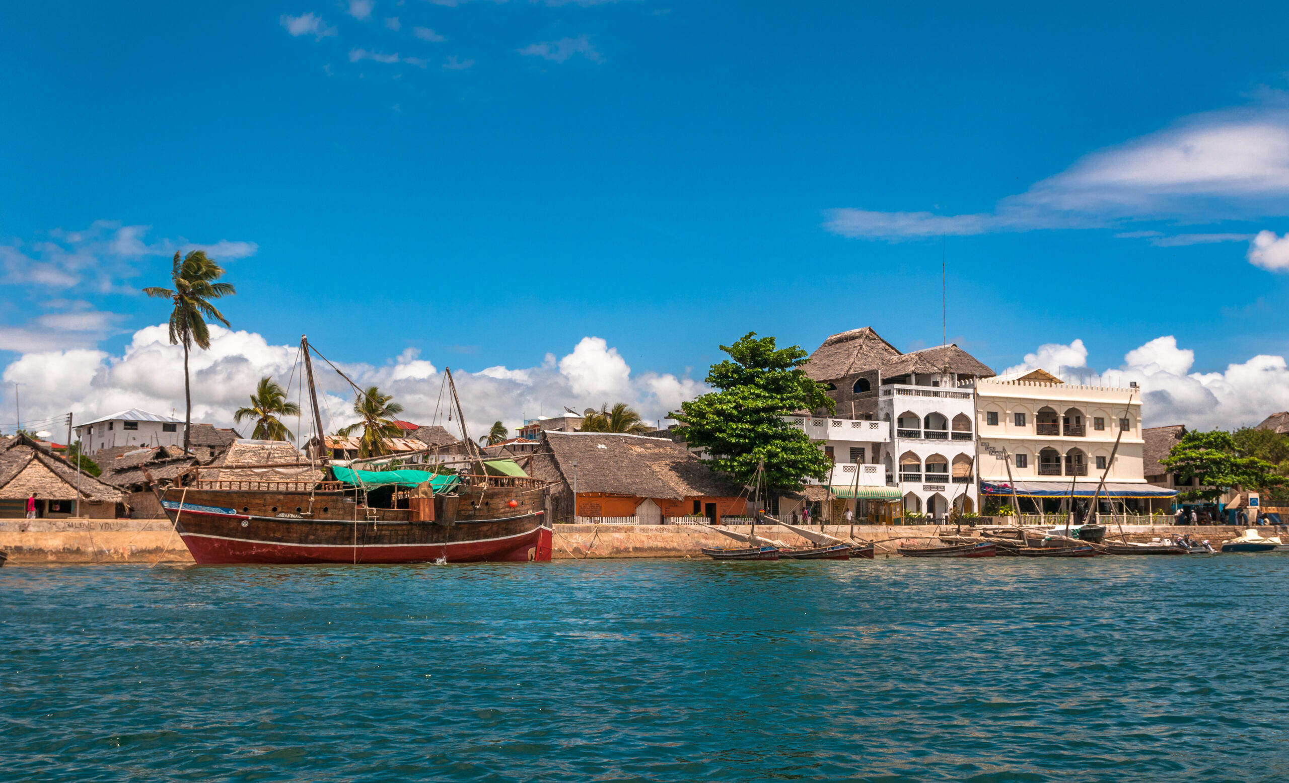 Discover extraordinary scenes like this waterfront in Lamu, Kenya when you take a tailor-made holiday with Alfred&