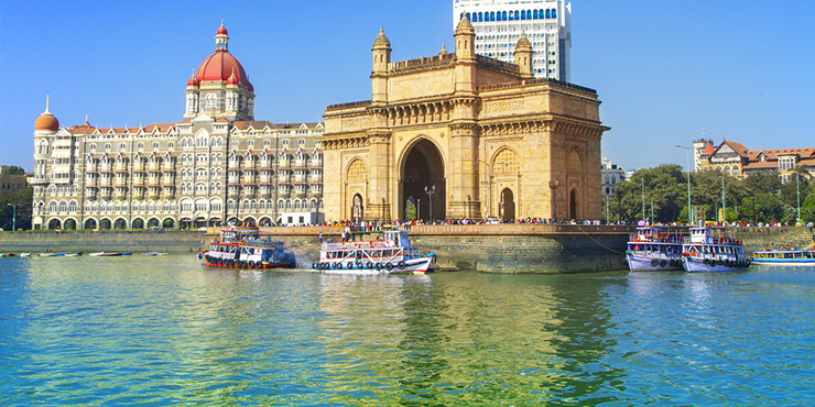 The Gateway of India at Mumbai Harbour
