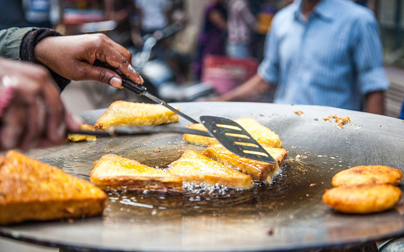 Indian fried sandwiches