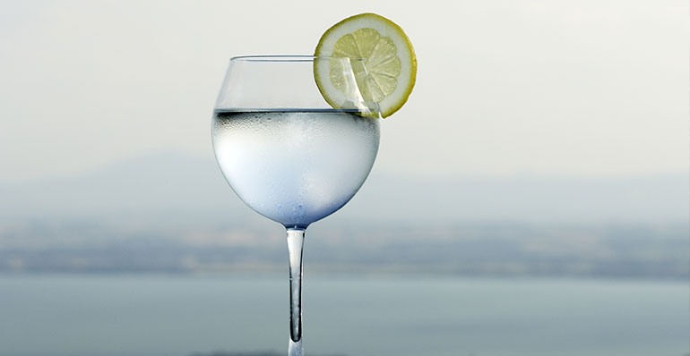 Glass of water