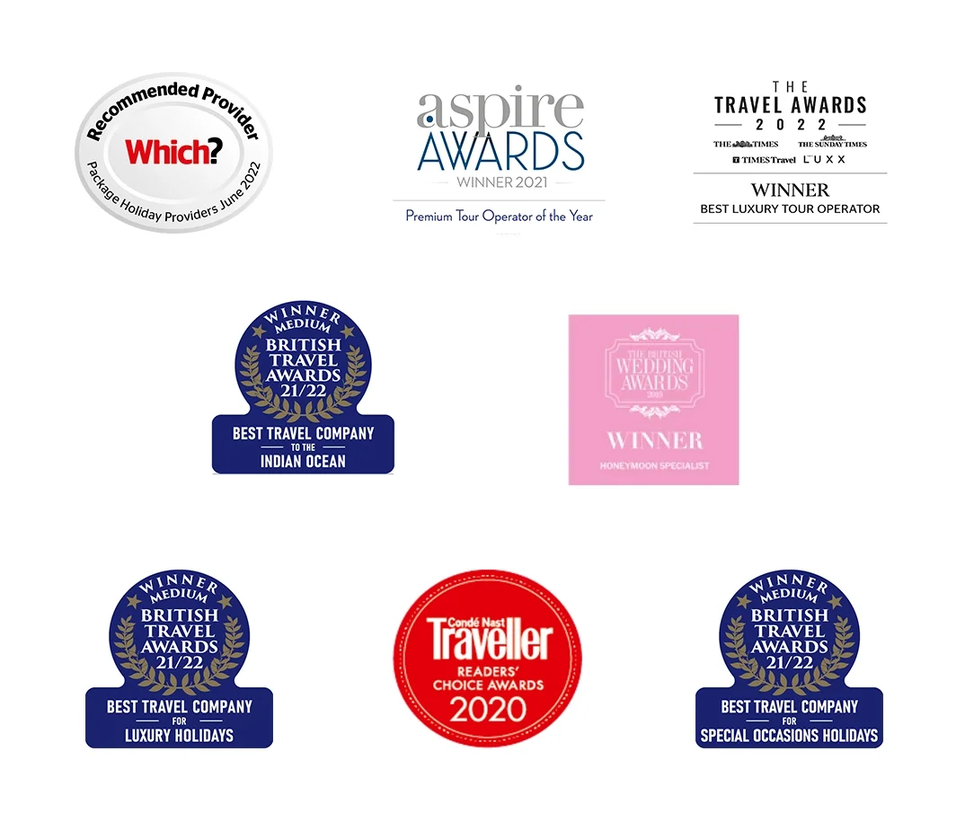 200+ awards, from our customers and travel professionals