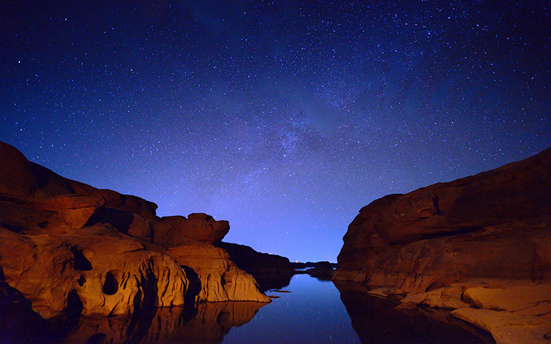 Grand Canyon by night