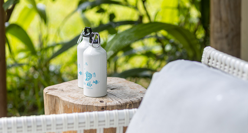 Reusable aluminium flask