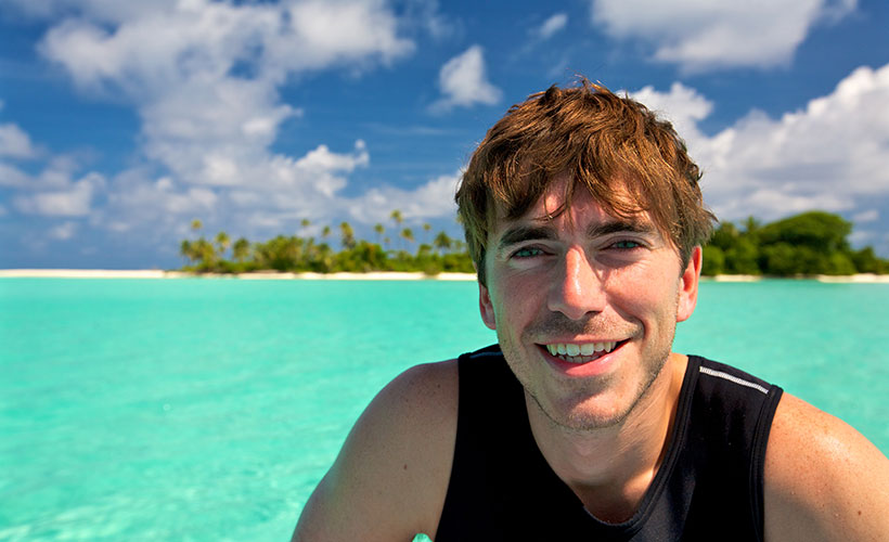 Simon Reeve in the Maldives