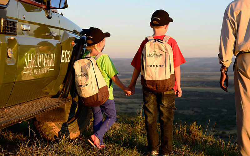 Kid's safari at Shamwari