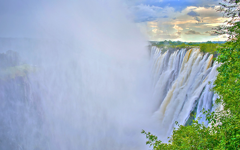 Thundering Victoria Falls