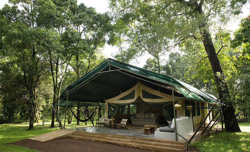 Luxury tent at Governors' Il Moran