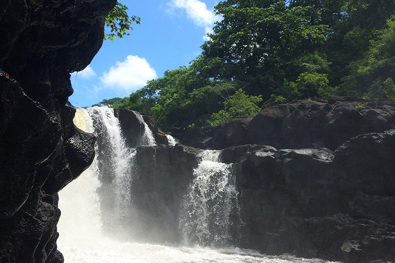 Waterfall at Trou d'Eau Douce