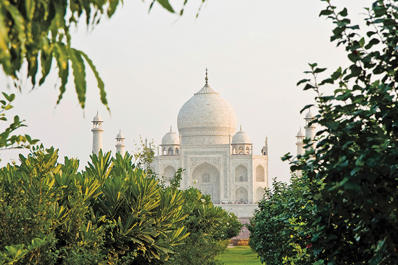 View of Taj Mahal from Mehtab Bagh