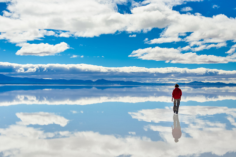 The reflections of Salar de Uyuni 