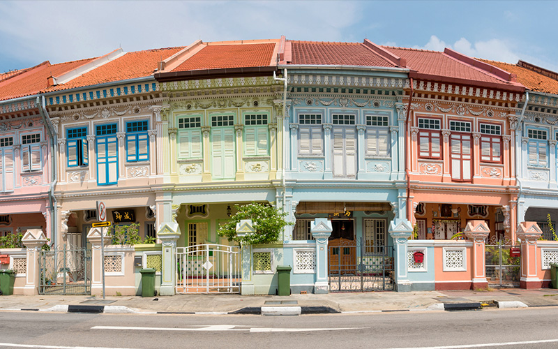 Traditional Peranakan Shophouses