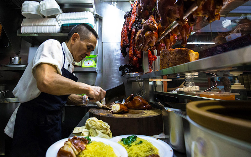 Chef Chan Hon Meng at work