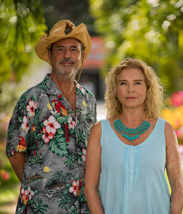 Amanda Redman & co-star Neil Morrissey