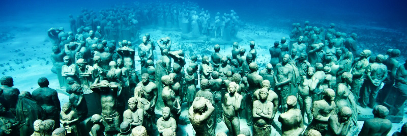 Cancun's underwater museum: A submerged world