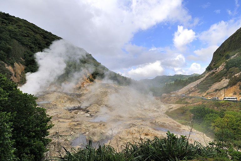 La Soufriere Drive-in Volcano