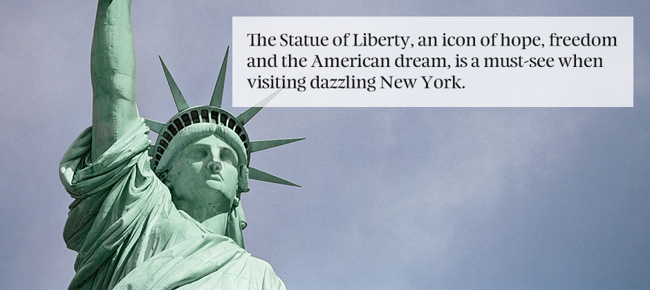 An icon of hope, the Statue of Liberty