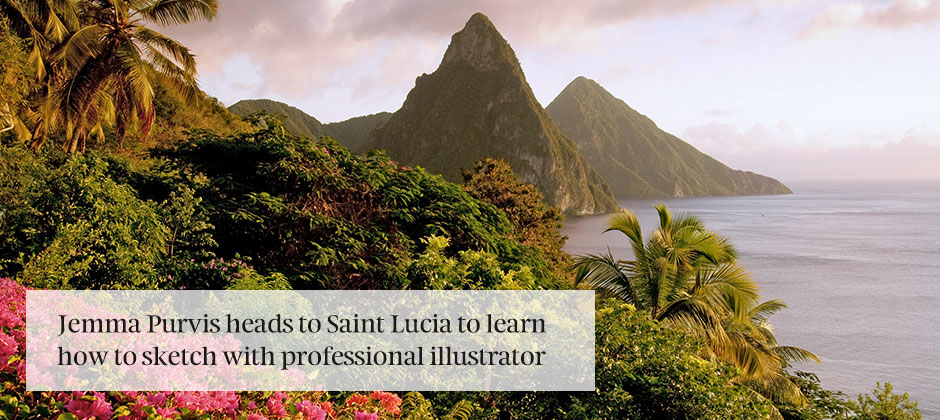 Learn to sketch in Saint Lucia