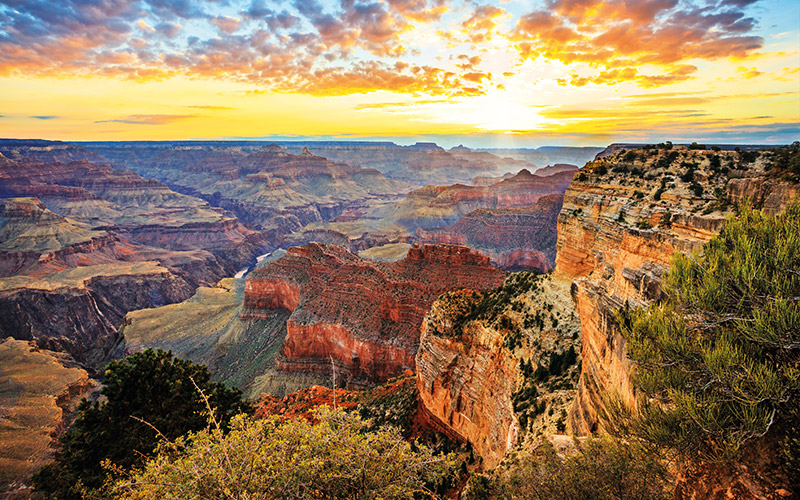 Grand Canyon at sunrise