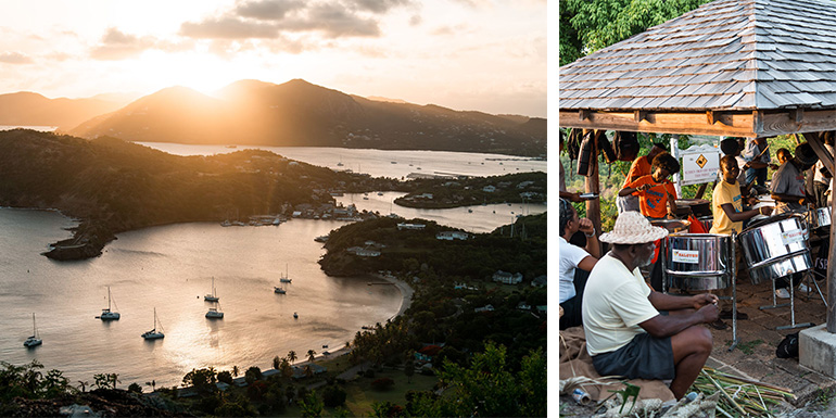 Party at Shirley Heights in Antigua