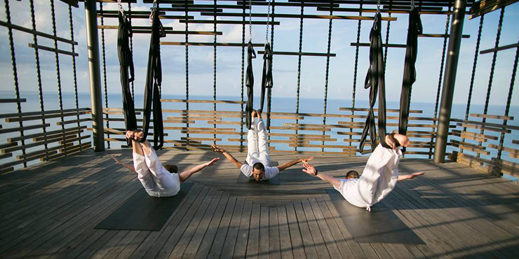 Aerial yoga