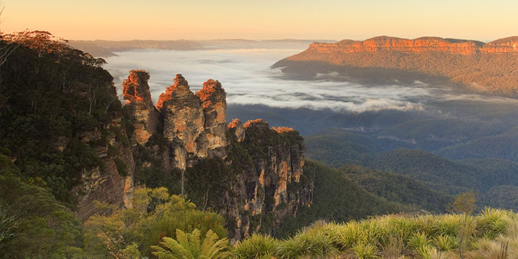 The Three Sisters in the Blue Mountains