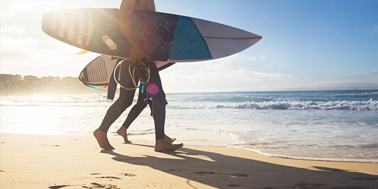 Learn to surf on Bondi Beach