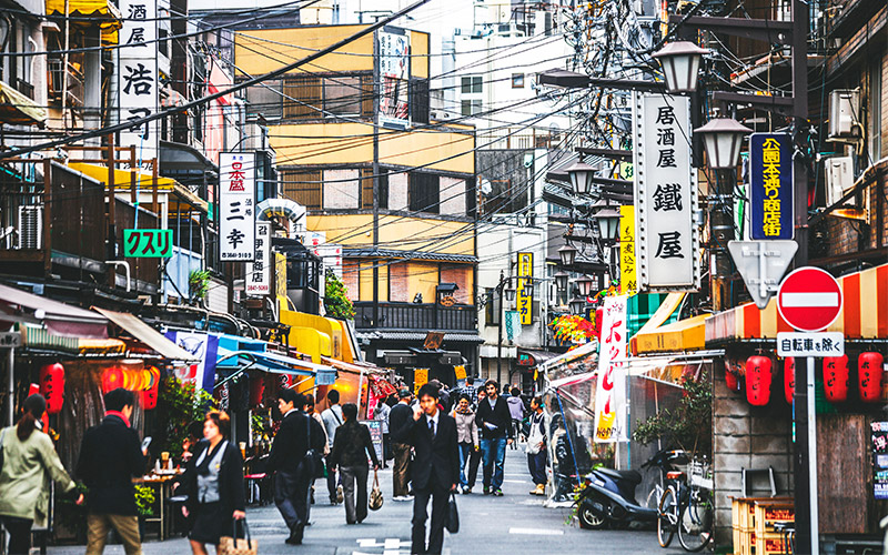 Asakusa district in Tokyo