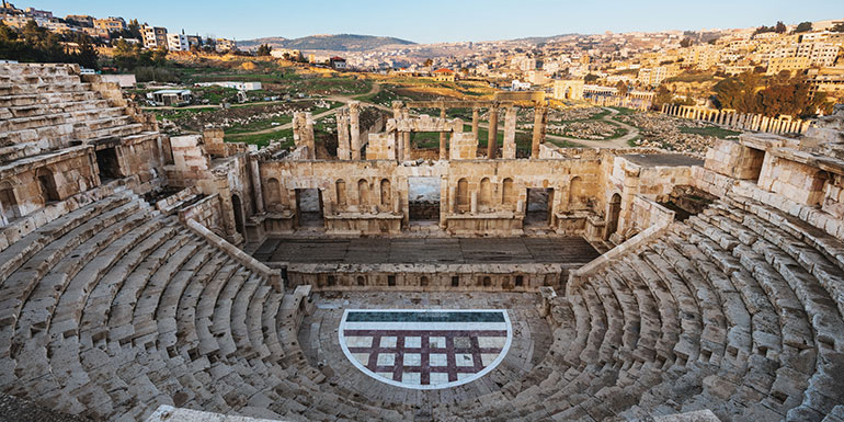 Theatre in Jerash, Jordan