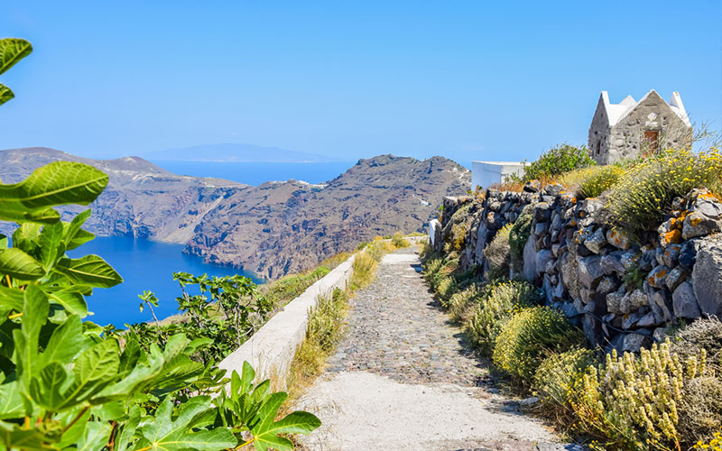 Santorini caldera