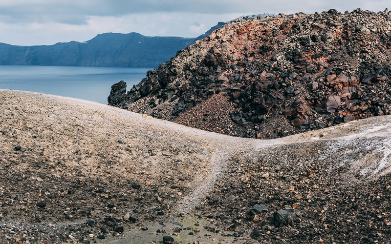 Volcanic island, Nea Kameni