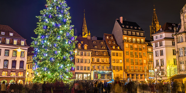 Christmas Market in Strasbourg - Alsace, France