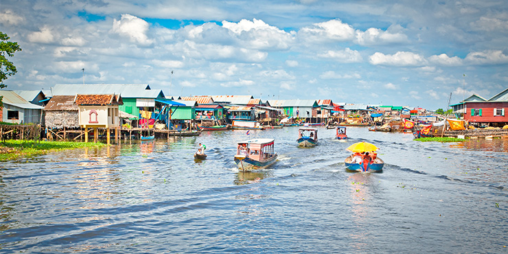 Tonle Sap river, Cambodia