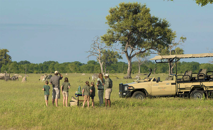 Game drive at Hwange National Park