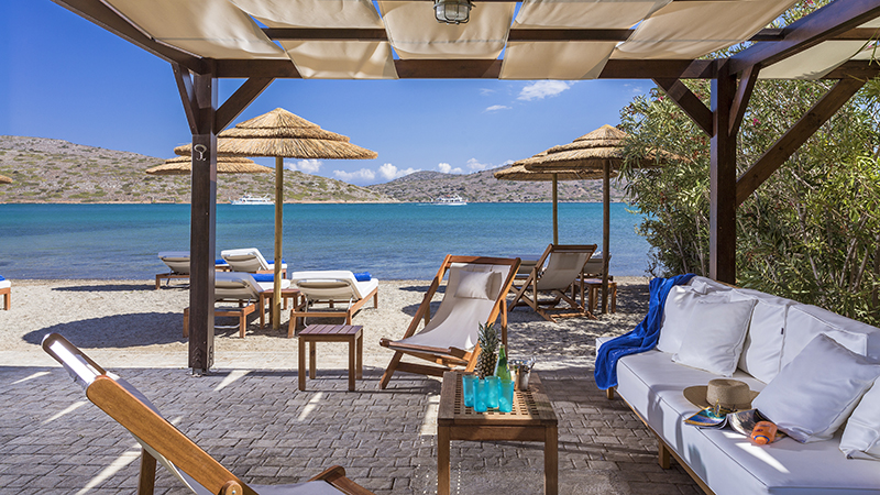 Elounda Gulf Villa Beach