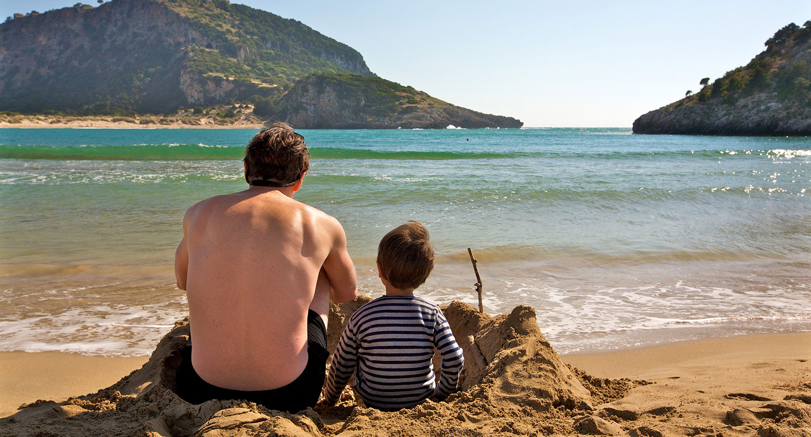 Simon Reeve's Greek family holiday