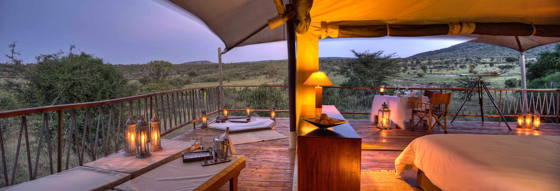 Tented camp safaris